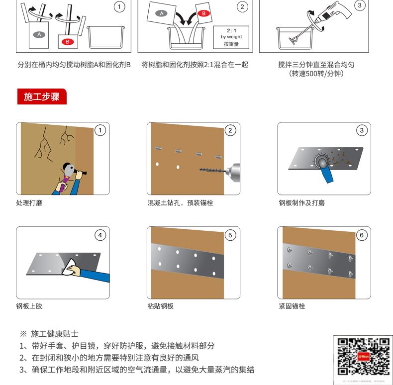 包钢灌南粘钢加固施工过程